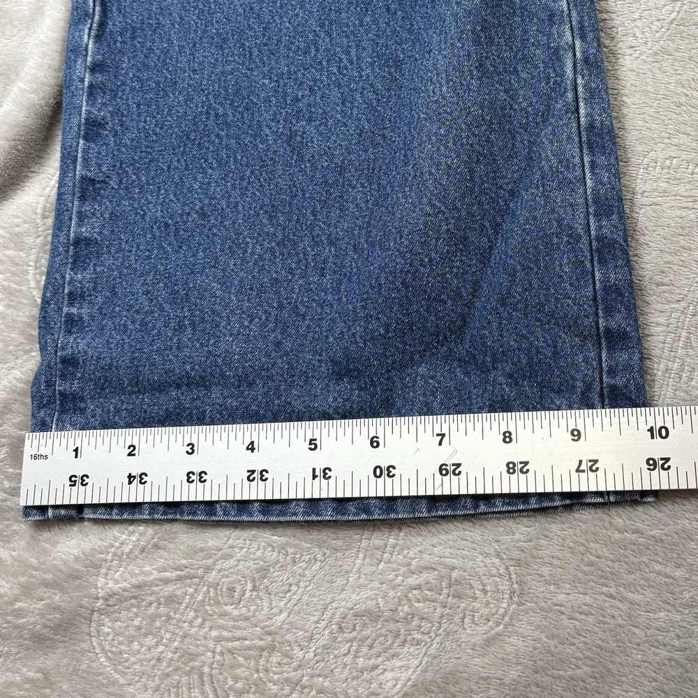 Christopher Banks Embroidered Denim Christmas overalls Large Vintage - Picture 8 of 10